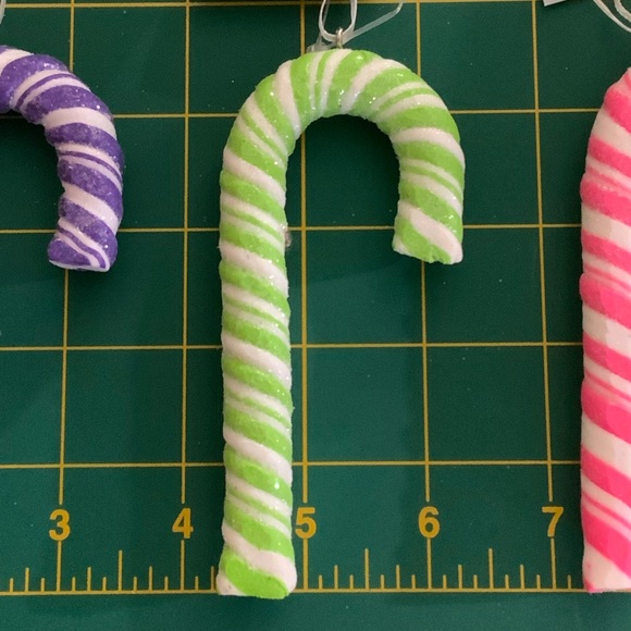 “Sugar” Coated Candy Cane Ornament Bundle - Picture 8 of 9